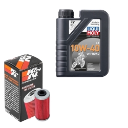 Wartungsset Ölwechsel, LIQUI MOLY Motorbike Öl 4Takt teilsytnth.