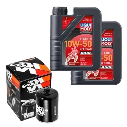Wartungsset Ölwechsel, LIQUI MOLY Motorbike Öl 4Takt vollsytnth.