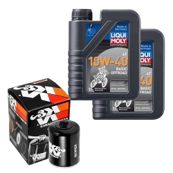 Wartungsset Ölwechsel, LIQUI MOLY Motorbike Öl 4Takt mineralisch
