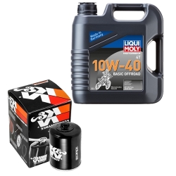 Wartungsset Ölwechsel, LIQUI MOLY Motorbike Öl 4Takt mineralisch