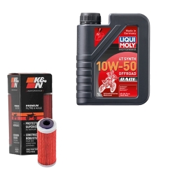Wartungsset Ölwechsel, LIQUI MOLY Motorbike Öl 4Takt vollsytnth.