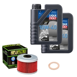 Wartungsset Ölwechsel, LIQUI MOLY Motorbike Öl 4Takt mineralisch