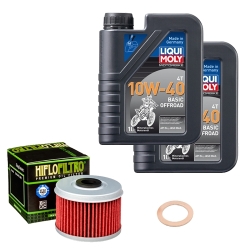 Wartungsset Ölwechsel, LIQUI MOLY Motorbike Öl 4Takt mineralisch