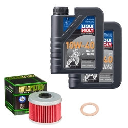 Wartungsset Ölwechsel, LIQUI MOLY Motorbike Öl 4Takt mineralisch