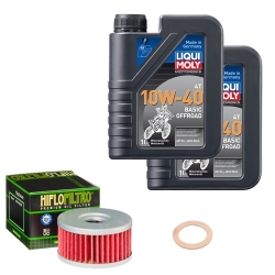 Wartungsset Ölwechsel, LIQUI MOLY Motorbike Öl 4Takt mineralisch