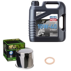 Wartungsset Ölwechsel, LIQUI MOLY Motorbike Öl 4Takt teilsytnth.
