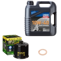 Wartungsset Ölwechsel, LIQUI MOLY Motorbike Öl 4Takt mineralisch
