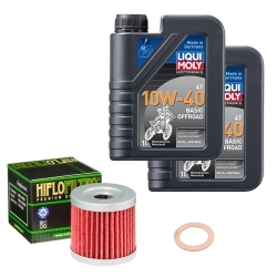 Wartungsset Ölwechsel, LIQUI MOLY Motorbike Öl 4Takt mineralisch