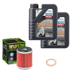 Wartungsset Ölwechsel, LIQUI MOLY Motorbike Öl 4Takt teilsytnth.