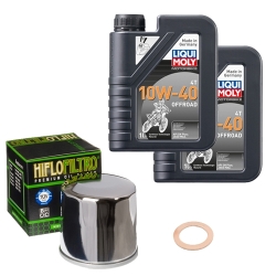 Wartungsset Ölwechsel, LIQUI MOLY Motorbike Öl 4Takt teilsytnth.