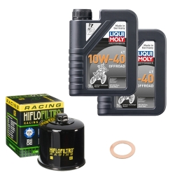 Wartungsset Ölwechsel, LIQUI MOLY Motorbike Öl 4Takt teilsytnth.