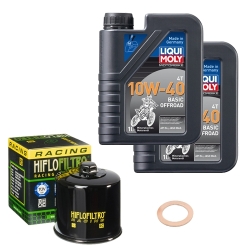 Wartungsset Ölwechsel, LIQUI MOLY Motorbike Öl 4Takt mineralisch
