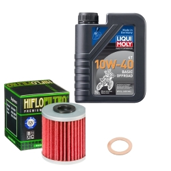 Wartungsset Ölwechsel, LIQUI MOLY Motorbike Öl 4Takt mineralisch