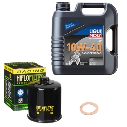 Wartungsset Ölwechsel, LIQUI MOLY Motorbike Öl 4Takt mineralisch