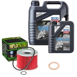 Wartungsset Ölwechsel, LIQUI MOLY Motorbike Öl 4Takt teilsytnth.