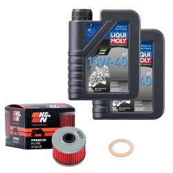 Wartungsset Ölwechsel, LIQUI MOLY Motorbike Öl 4Takt mineralisch