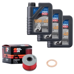 Wartungsset Ölwechsel, LIQUI MOLY Motorbike Öl 4Takt mineralisch