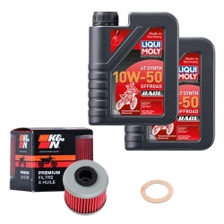 Wartungsset Ölwechsel, LIQUI MOLY Motorbike Öl 4Takt vollsytnth.
