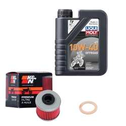 Wartungsset Ölwechsel, LIQUI MOLY Motorbike Öl 4Takt teilsytnth.
