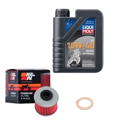 Wartungsset Ölwechsel, LIQUI MOLY Motorbike Öl 4Takt mineralisch