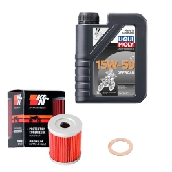 Wartungsset Ölwechsel, LIQUI MOLY Motorbike Öl 4Takt teilsytnth.
