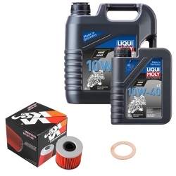 Wartungsset Ölwechsel, LIQUI MOLY Motorbike Öl 4Takt mineralisch