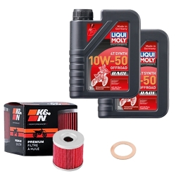 Wartungsset Ölwechsel, LIQUI MOLY Motorbike Öl 4Takt vollsytnth.