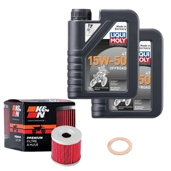 Wartungsset Ölwechsel, LIQUI MOLY Motorbike Öl 4Takt teilsytnth.