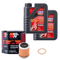 Wartungsset Ölwechsel, LIQUI MOLY Motorbike Öl 4Takt vollsytnth.