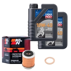 Wartungsset Ölwechsel, LIQUI MOLY Motorbike Öl 4Takt mineralisch