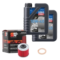 Wartungsset Ölwechsel, LIQUI MOLY Motorbike Öl 4Takt mineralisch