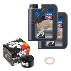 Wartungsset Ölwechsel, LIQUI MOLY Motorbike Öl 4Takt mineralisch