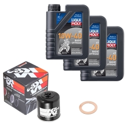Wartungsset Ölwechsel, LIQUI MOLY Motorbike Öl 4Takt mineralisch