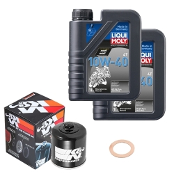 Wartungsset Ölwechsel, LIQUI MOLY Motorbike Öl 4Takt mineralisch