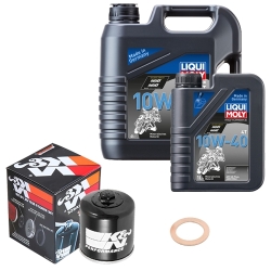 Wartungsset Ölwechsel, LIQUI MOLY Motorbike Öl 4Takt mineralisch