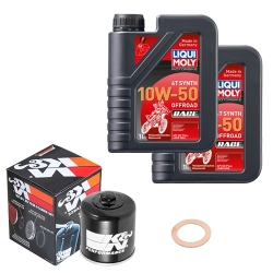 Wartungsset Ölwechsel, LIQUI MOLY Motorbike Öl 4Takt vollsytnth.