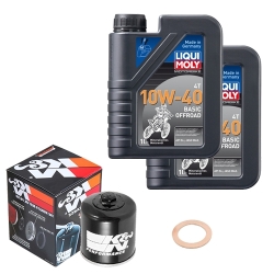 Wartungsset Ölwechsel, LIQUI MOLY Motorbike Öl 4Takt mineralisch