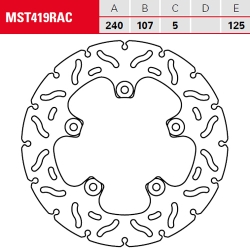 Bremsscheibe TRW / Lucas MST419RAC