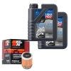 Wartungsset Ölwechsel, LIQUI MOLY Motorbike Öl 4Takt mineralisch