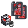Wartungsset Ölwechsel, LIQUI MOLY Motorbike Öl 4Takt vollsytnth.