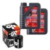 Wartungsset Ölwechsel, LIQUI MOLY Motorbike Öl 4Takt vollsytnth.