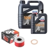 Wartungsset Ölwechsel, LIQUI MOLY Motorbike Öl 4Takt teilsytnth.