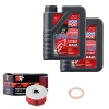 Wartungsset Ölwechsel, LIQUI MOLY Motorbike Öl 4Takt vollsytnth.