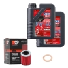 Wartungsset Ölwechsel, LIQUI MOLY Motorbike Öl 4Takt vollsytnth.