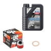 Wartungsset Ölwechsel, LIQUI MOLY Motorbike Öl 4Takt teilsytnth.