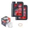 Wartungsset Ölwechsel, LIQUI MOLY Motorbike Öl 4Takt vollsytnth.