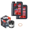 Wartungsset Ölwechsel, LIQUI MOLY Motorbike Öl 4Takt vollsytnth.
