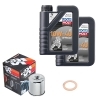 Wartungsset Ölwechsel, LIQUI MOLY Motorbike Öl 4Takt teilsytnth.