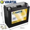 Batterie VARTA T12B-BS (FA) / YT12B-BS Powersports AGM Active